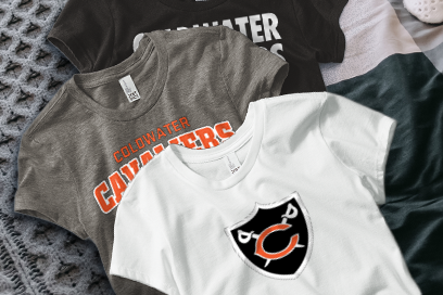 COLDWATER HIGH SCHOOL CAVALIERS Tees (Option 1) Banner