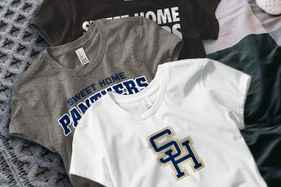 SWEET HOME HIGH SCHOOL PANTHERS Tees (Option 1) Banner