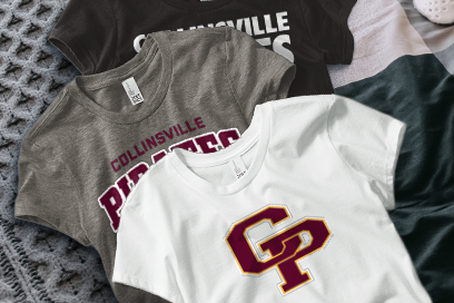 COLLINSVILLE HIGH SCHOOL PIRATES Tees (Option 1) Banner