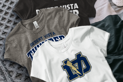 DESERT VISTA HIGH SCHOOL THUNDER Tees (Option 1) Banner