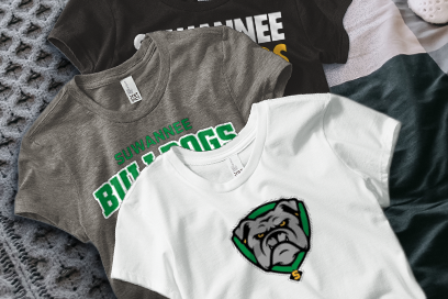 SUWANNEE HIGH SCHOOL BULLDOGS Tees (Option 1) Banner
