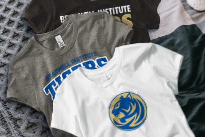 BRADWELL INSTITUTE TIGERS Tees (Option 1) Banner