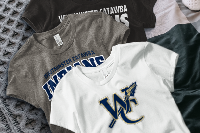 WESTMINSTER CATAWBA CHRISTIAN SCHOOL INDIANS Tees (Option 1) Banner
