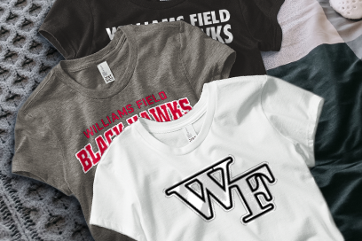 Williams Field Black Hawks Tees (Option 1) Banner