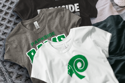 PARKSIDE HIGH SCHOOL RAMS Tees (Option 1) Banner