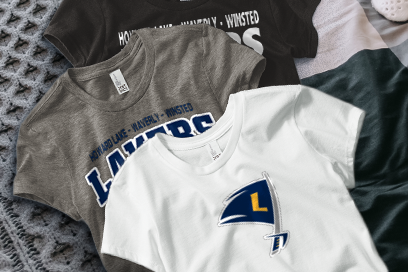 HOWARD LAKE-WAVERLY-WINSTED HIGH SCHOOL LAKERS Tees (Option 1) Banner