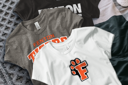 FENTON HIGH SCHOOL TIGERS Tees (Option 1) Banner
