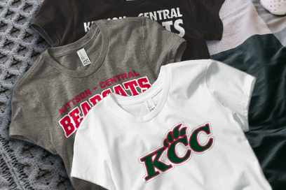 KITTSON-CENTRAL HIGH SCHOOL BEARCATS Tees (Option 1) Banner