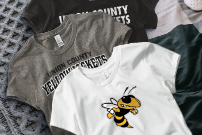 UNION COUNTY SCHOOLS YELLOWJACKETS Tees (Option 1) Banner