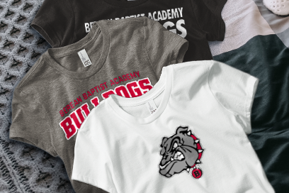 BEREAN BAPTIST ACADEMY BULLDOGS Tees (Option 1) Banner