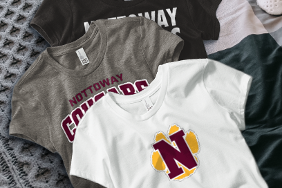 NOTTOWAY HIGH SCHOOL COUGARS Tees (Option 1) Banner