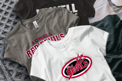 LOWELL HIGH SCHOOL RED DEVILS Tees (Option 1) Banner