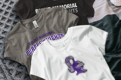 Beloit Memorial Purple Knights Tees (Option 1) Banner