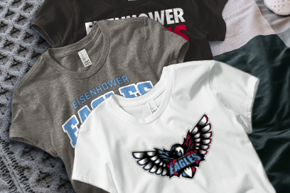 EISENHOWER HIGH SCHOOL EAGLES Tees (Option 1) Banner