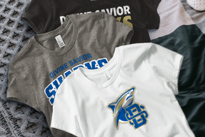 Divine Savior Academy Sharks Tees (Option 1) Banner