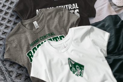 MIAMI CENTRAL HIGH SCHOOL ROCKETS Tees (Option 1) Banner
