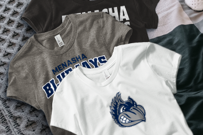 MENASHA HIGH SCHOOL BLUEJAYS Tees (Option 1) Banner