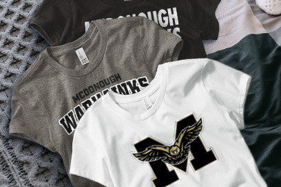 McDonough  HIGH SCHOOL WARHAWKS Tees (Option 1) Banner