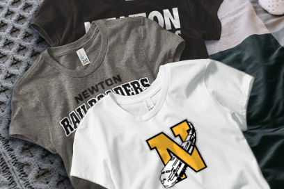 NEWTON HIGH SCHOOL RAILROADERS Tees (Option 1) Banner