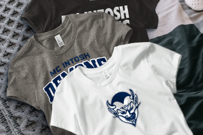 MC INTOSH HIGH SCHOOL DEMONS Tees (Option 1) Banner
