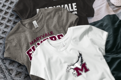 MARYVALE HIGH SCHOOL PEGASUS Tees (Option 1) Banner