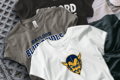 GAYLORD HIGH SCHOOL BLUE DEVILS Tees (Option 1) Banner