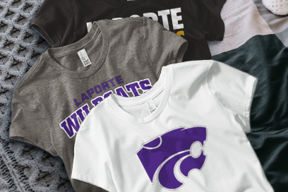 LAPORTE HIGH SCHOOL WILDCATS Tees (Option 1) Banner