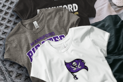 MANNFORD HIGH SCHOOL PIRATES Tees (Option 1) Banner