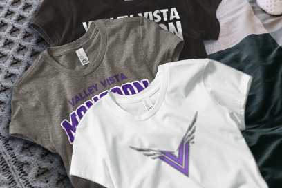 VALLEY VISTA HIGH SCHOOL MONSOON Tees (Option 1) Banner