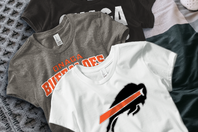 ONAGA HIGH SCHOOL BUFFALOES Tees (Option 1) Banner