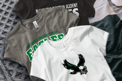Maranatha Christian Academy EAGLES Tees (Option 1) Banner