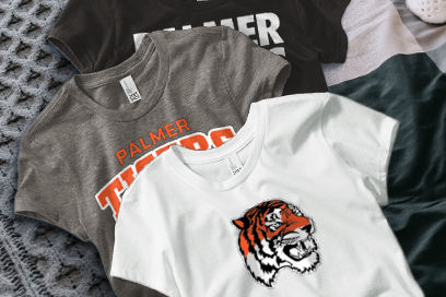 PALMER HIGH SCHOOL TIGERS Tees (Option 1) Banner