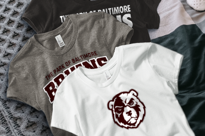 THE PARK SCHOOL OF BALTIMORE BRUINS Tees (Option 1) Banner