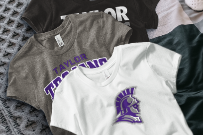 Taylor University Trojans Online Store Tees (Option 1) Banner
