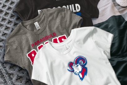 PARAGOULD HIGH SCHOOL RAMS Tees (Option 1) Banner