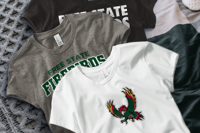 FREE STATE HIGH SCHOOL FIREBIRDS Tees (Option 1) Banner