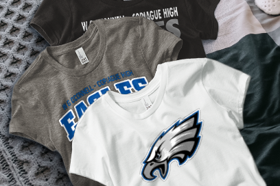 W G O'CONNELL-COPIAGUE HIGH EAGLES Tees (Option 1) Banner