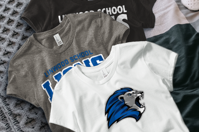 Linwood School Lions Tees (Option 1) Banner