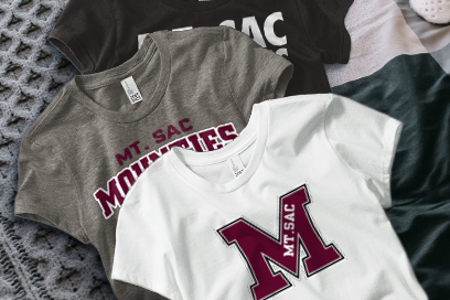 Mt. San Antonio College The Official Store of the Mounties Tees (Option 1) Banner