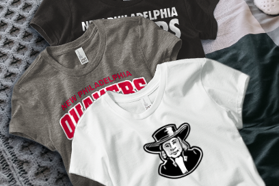 New Philadelphia Quaker Ladies Tees (Option 1) Banner