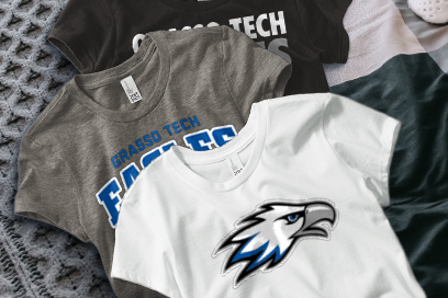 Grasso Tech EAGLES ONLINE STORE Tees (Option 1) Banner