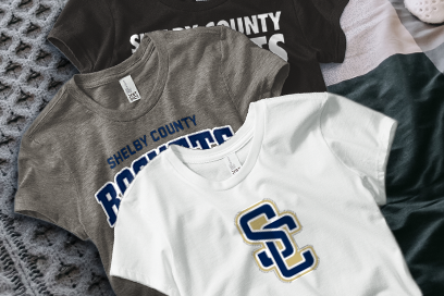 Shelby County Rockets Tees (Option 1) Banner