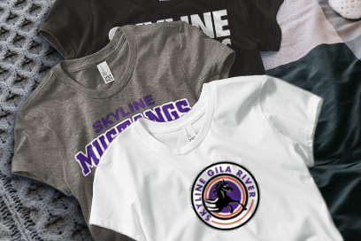 Skyline Gila River Mustangs Tees (Option 1) Banner