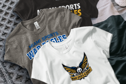 Miami Sports Academy War Eagles Tees (Option 1) Banner