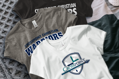Crosspoint Christian  Warriors Tees (Option 1) Banner