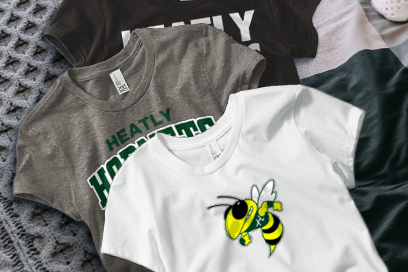 Heatly  Hornets Tees (Option 1) Banner