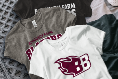 Burgundy  Blazers Tees (Option 1) Banner