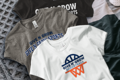 Give N Grow Sports Online Apparel Store Tees (Option 1) Banner