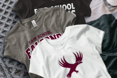 Fair School for Arts Falcons Tees (Option 1) Banner