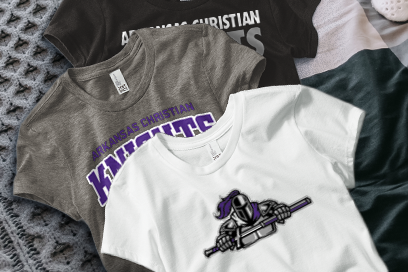 Arkansas Christian Knights Tees (Option 1) Banner